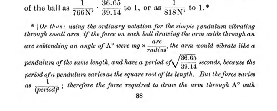 Cavendish s.88, dipnot